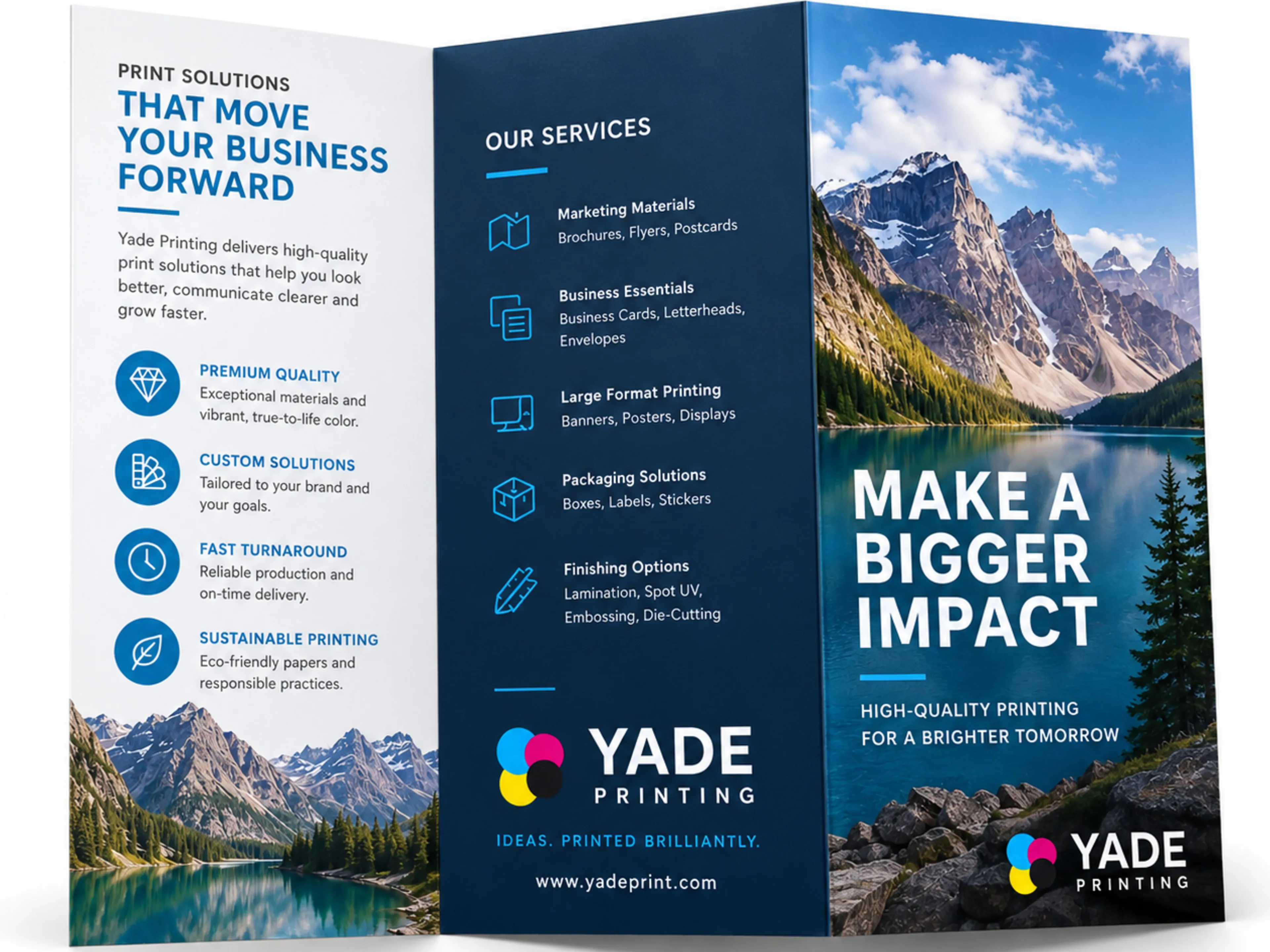 Brochure & Flyer Printing - Yader Printing